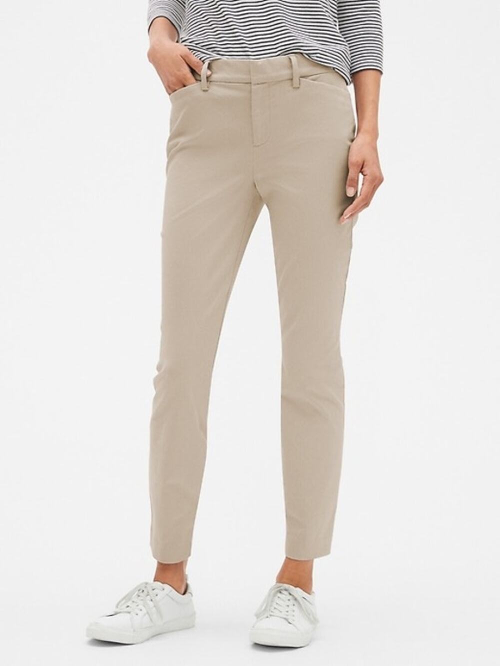 Gap Signature Skinny Ankle Stretch Mid Rise Twill Khakis Size 2 NEW NWT